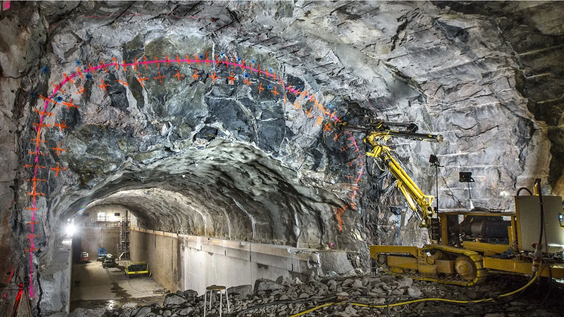 Henriksdals reningsverk - underjordisk bygge