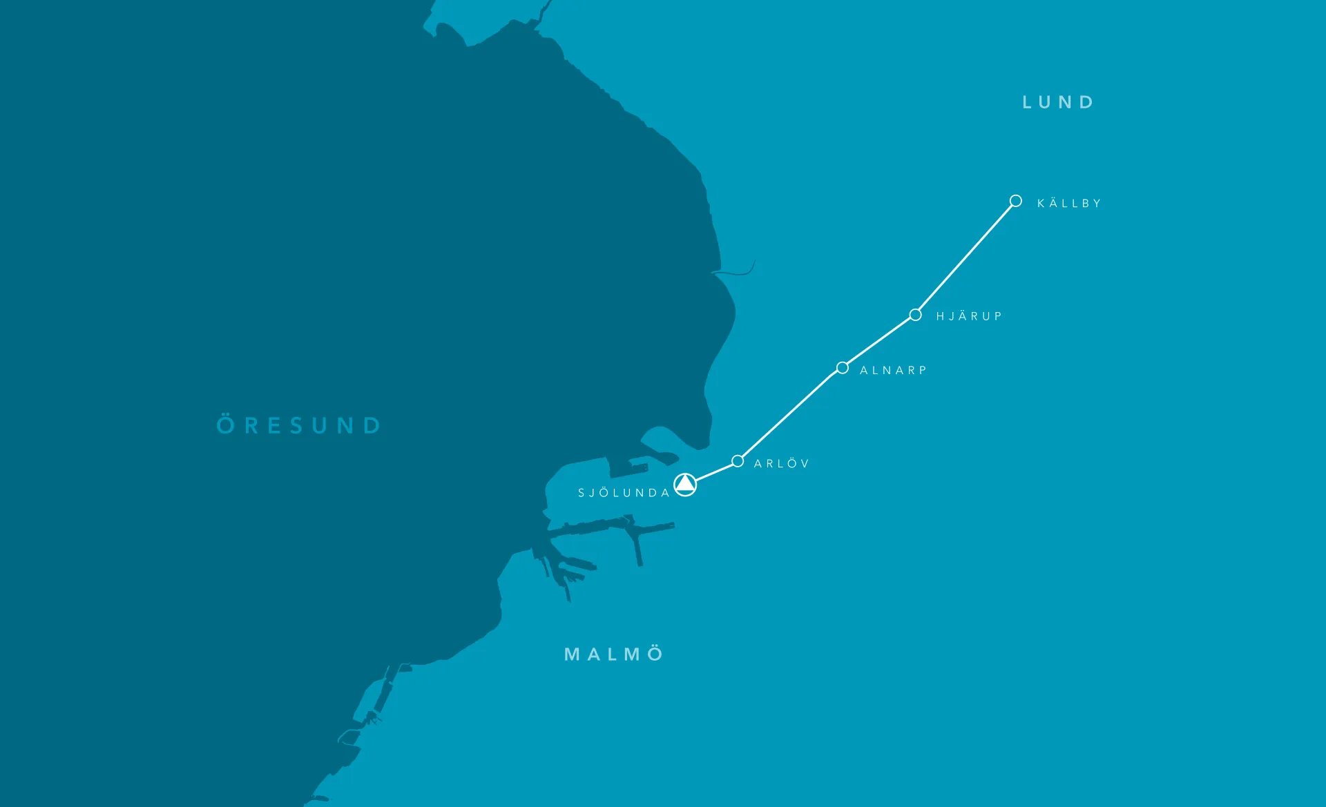 Avloppstunnel Norr - karta