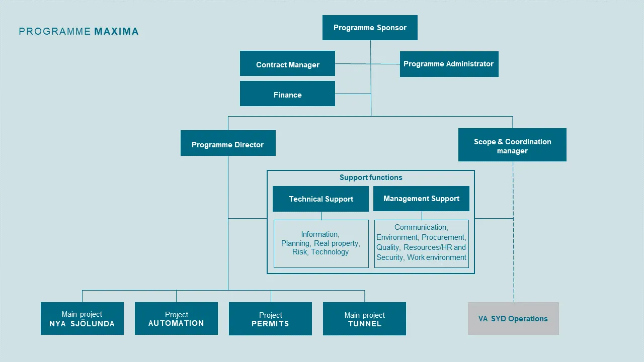 Organizational scheme 